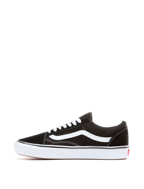 Мужские кеды Vans Old Skool тканевые черные - фото 2 - Miraton