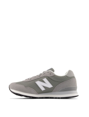 Мужские кроссовки New Balance 515 замшевые серые - фото 1 - Miraton