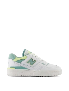 Жіночі кеди New Balance BBW550EB білі шкіряні - фото  - Miraton