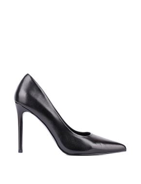 Жіночі туфлі шкіряні чорні - фото 1 - Miraton
