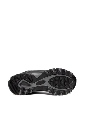 Мужские ботинки треккинговые тканевые черные - фото 5 - Miraton