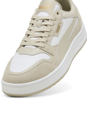 Жіночі кеди PUMA Court Classic Suede Sneakers замшеві бежеві - фото 4 - Miraton