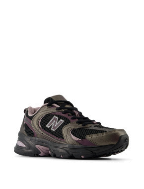 Мужские кроссовки New Balance 530 кожаные черные - фото 1 - Miraton