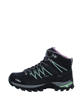 Жіночі черевики CMP RIGEL MID WMN TREKKING SHOE WP сині тканинні - фото 3 - Miraton