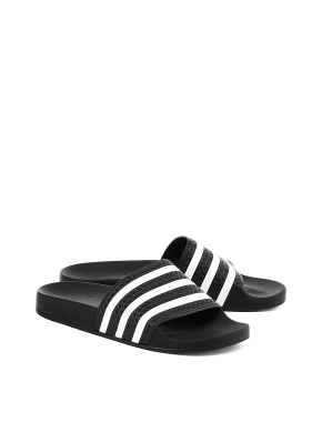 Чоловічі шльопанці Adidas Adilette гумові чорні - фото 4 - Miraton