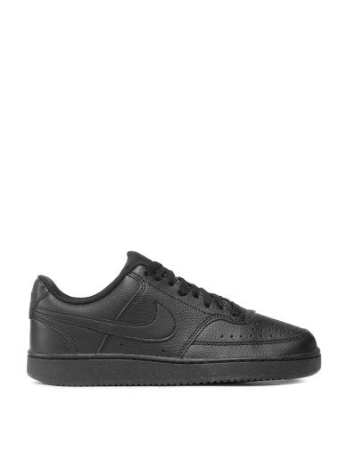 Мужские кеды Nike Court Vision Low из экокожи черные фото 1