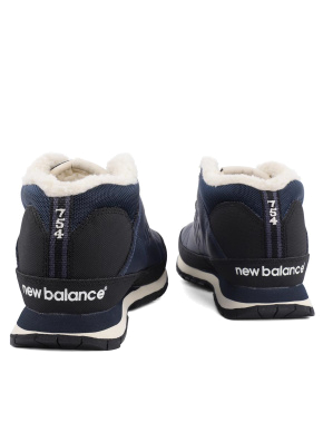 Чоловічі черевики темно сині шкіряні New Balance 754 - фото 4 - Miraton