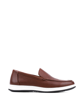 Мужские туфли Miguel Miratez кожаные коричневые - фото 1 - Miraton