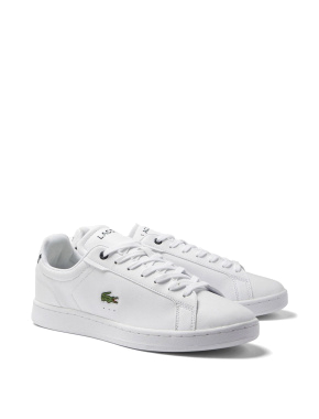 Чоловічі кеди Lacoste CARNABY білі шкіряні - фото 2 - Miraton