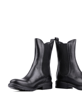 Жіночі черевики челсі чорні шкіряні - фото 2 - Miraton