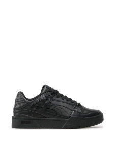 Мужские кеды черные кожаные PUMA Slipstream lth - фото  - Miraton