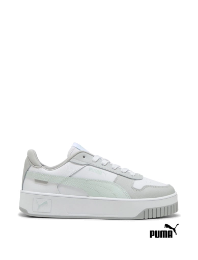 Женские кеды PUMA Carina Street Sneakers Women из искусственной кожи белые фото 1