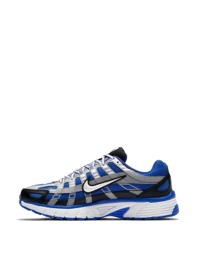 Мужские кроссовки Nike P-6000 тканевые синие - фото 2 - Miraton