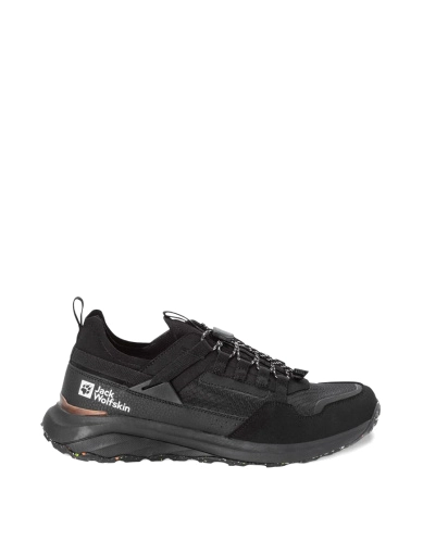 Мужские кроссовки Jack Wolfskin Dromoventure Athletic Low тканевые черные фото 1