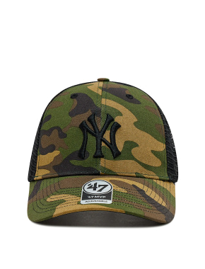 Кепка Brand 47 York Yankees MLB Branson коричневая - фото 3 - Miraton