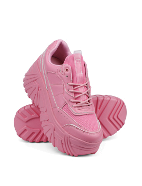 Жіночі кросівки Attizzare зі штучної шкіри рожеві - фото 1 - Miraton