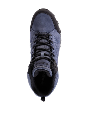 Мужские ботинки треккинговые замшевые черные - фото 4 - Miraton