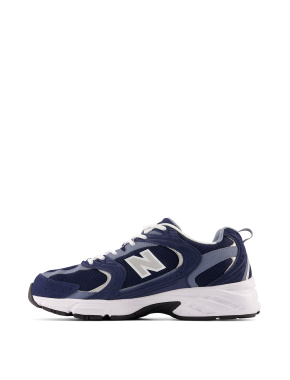 Чоловічі кросівки New Balance 530 тканинні сині - фото 1 - Miraton