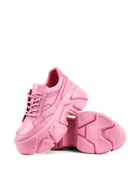 Жіночі кросівки MIRATON шкіряні рожеві - фото 2 - Miraton