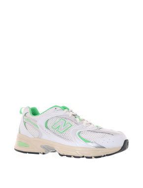 Жіночі кросівки New Balance MR530EC білі зі штучної шкіри - фото 3 - Miraton