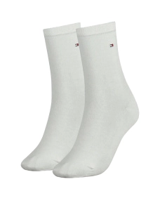 Мужские высокие носки Tommy Hilfiger SOCK CASUAL белые - фото  - Miraton