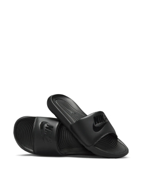 Мужские шлепанцы Nike резиновые черные - фото 5 - Miraton