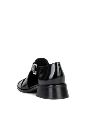 Жіночі туфлі лофери JEFFREY CAMPBELL Lurie шкіряні чорні - фото 3 - Miraton