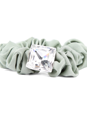 Жіноча резинка MIRATON тканинна зелена - фото 1 - Miraton