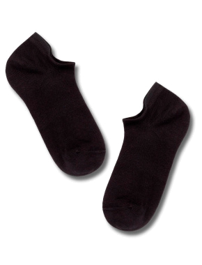 Чоловічі короткі шкарпетки Conte Elegant бавовняні чорні - фото 2 - Miraton