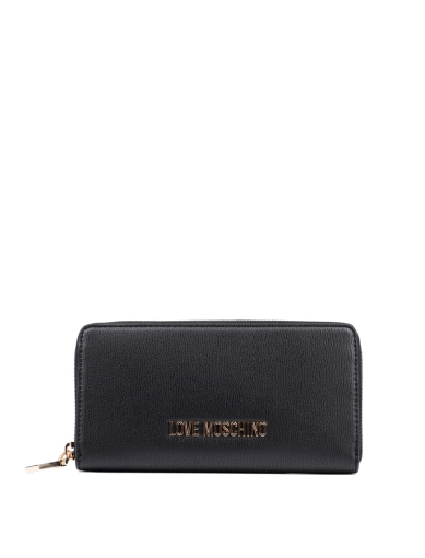 Жіночий гаманець Love Moschino з екошкіри чорний фото 1