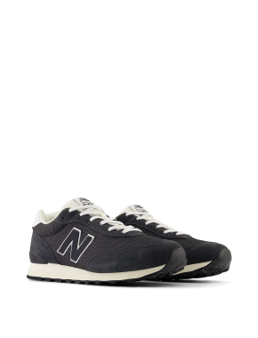 Мужские кроссовки New Balance 515 ML515LCB замшевые черные - фото 3 - Miraton