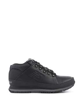Мужские ботинки спортивные черные кожаные New Balance 754 - фото 1 - Miraton