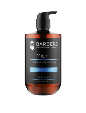 Гель для душу Barbers Miami 500 мл - фото 1 - Miraton