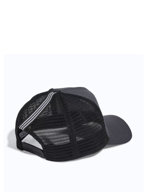 Кепка Adidas Originals Curved Trucker черная - фото 1 - Miraton