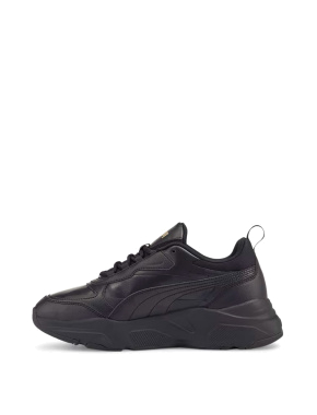 Женские кроссовки PUMA Cassia SL из экокожи черные - фото 2 - Miraton