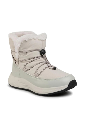 Женские сапоги CMP SHERATAN WMN SNOW BOOTS WP молочные тканевые - фото 1 - Miraton