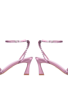 Жіночі босоніжки Lola Cruz шкіряні рожеві - фото 2 - Miraton