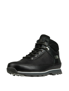 Мужские ботинки треккинговые кожаные черные - фото 2 - Miraton