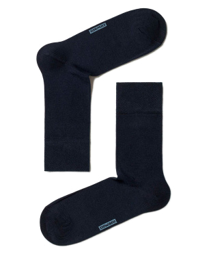 Чоловічі високі шкарпетки Conte Elegant бавовняні сині - фото 2 - Miraton