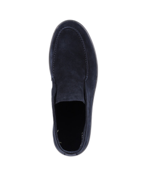 Мужские замшевые ботинки синие - фото 4 - Miraton