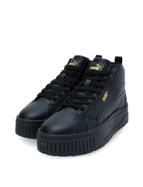 Жіночі черевики PUMA Karmen II Mid з екошкіри чорні - фото 3 - Miraton