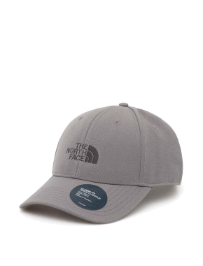 Чоловіча кепка North Face Recycled 66 Classic hat тканинна сіра - фото 1 - Miraton