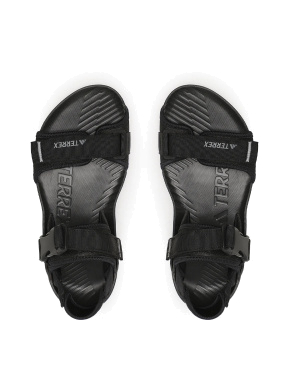 Мужские сандалии Adidas Terrex Hydroterra тканевые черные - фото 5 - Miraton