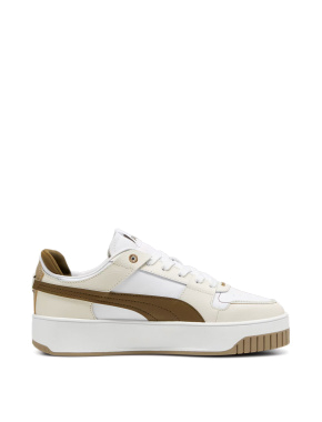 Жіночі кеди PUMA Carina Street з екошкіри білі - фото 3 - Miraton