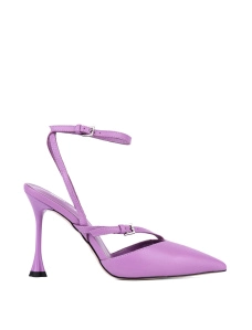 Жіночі туфлі MIRATON шкіряні фіолетові - фото  - Miraton