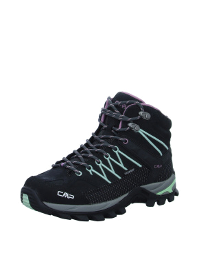 Жіночі черевики CMP RIGEL MID WMN TREKKING SHOE WP сині тканинні - фото 2 - Miraton