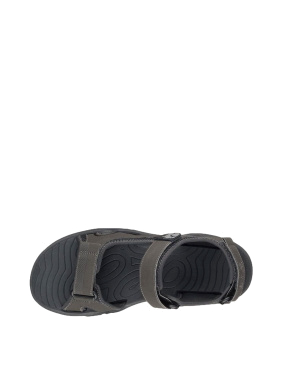 Мужские сандалии Jack Wolfskin кожаные черные - фото 5 - Miraton