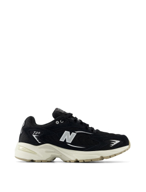 Жіночі кросівки New Balance 725 замшеві чорні - фото 1 - Miraton