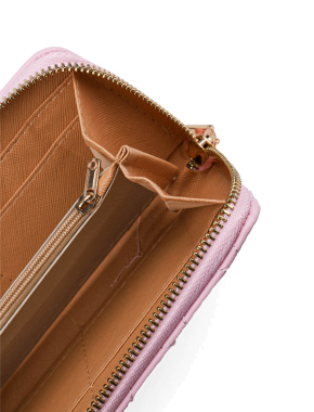 Жіночий гаманець MIRATON з екошкіри рожевий - фото 4 - Miraton