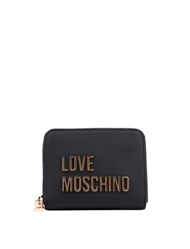 Жіночий гаманець Love Moschino з екошкіри чорний фото 1